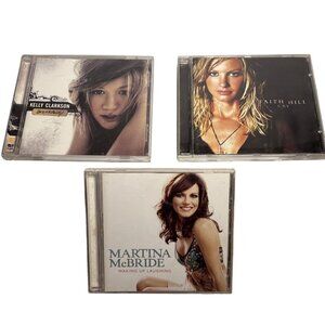 Country CD Lot Martina McBride Kelly Clarkson Faith Hill Music